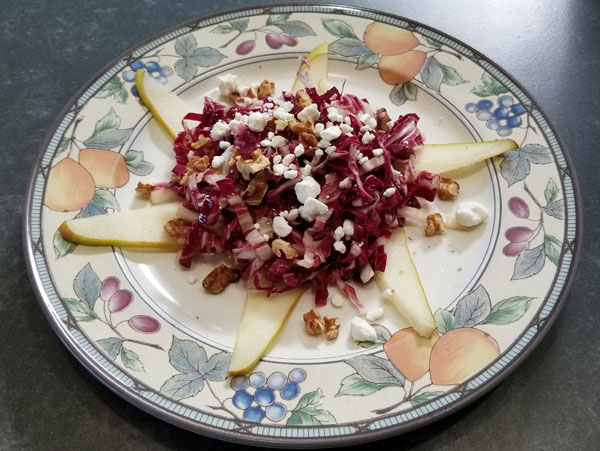 Radicchio & Pear Salad